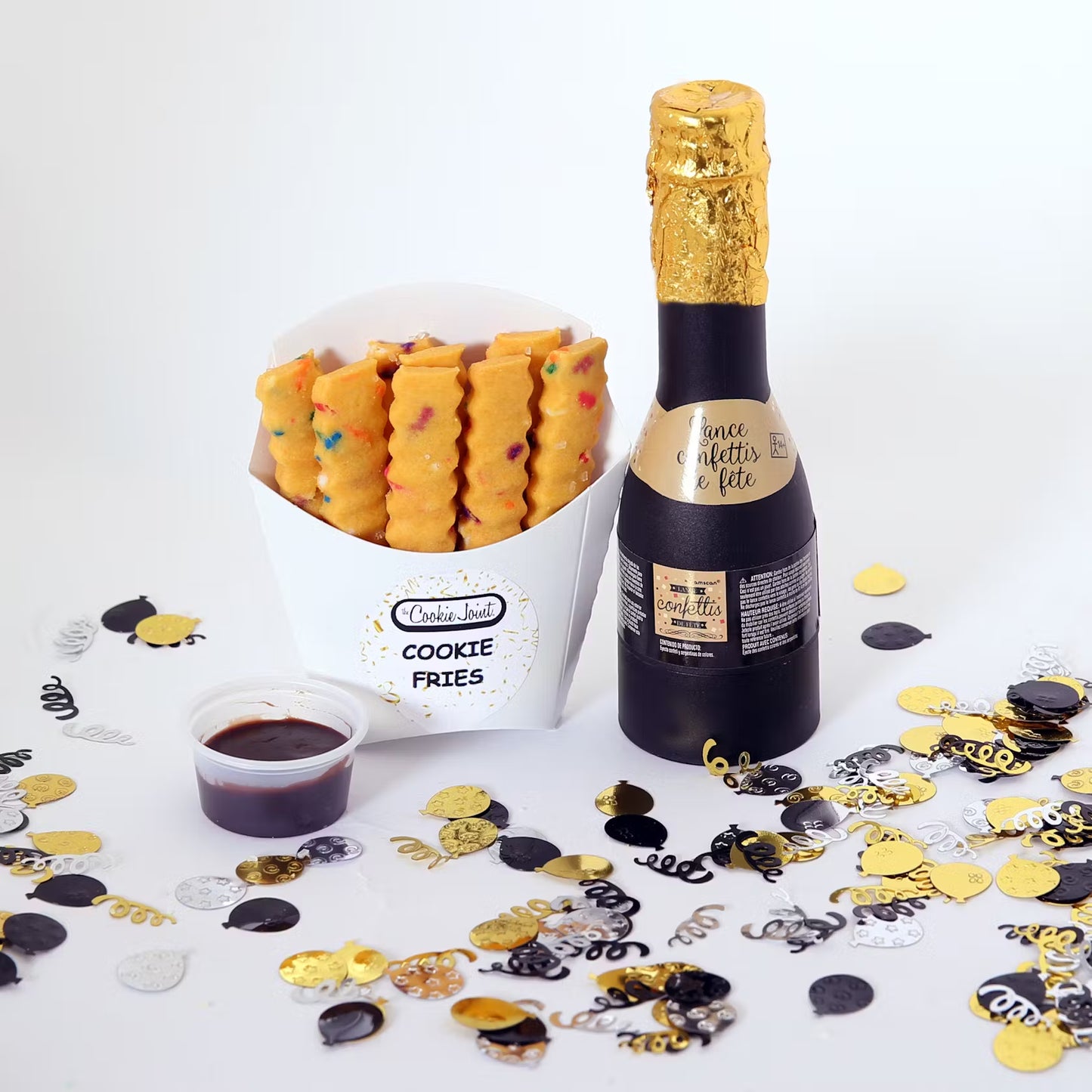 Celebration Cookie Fries Gift Basket - 8 Cartons