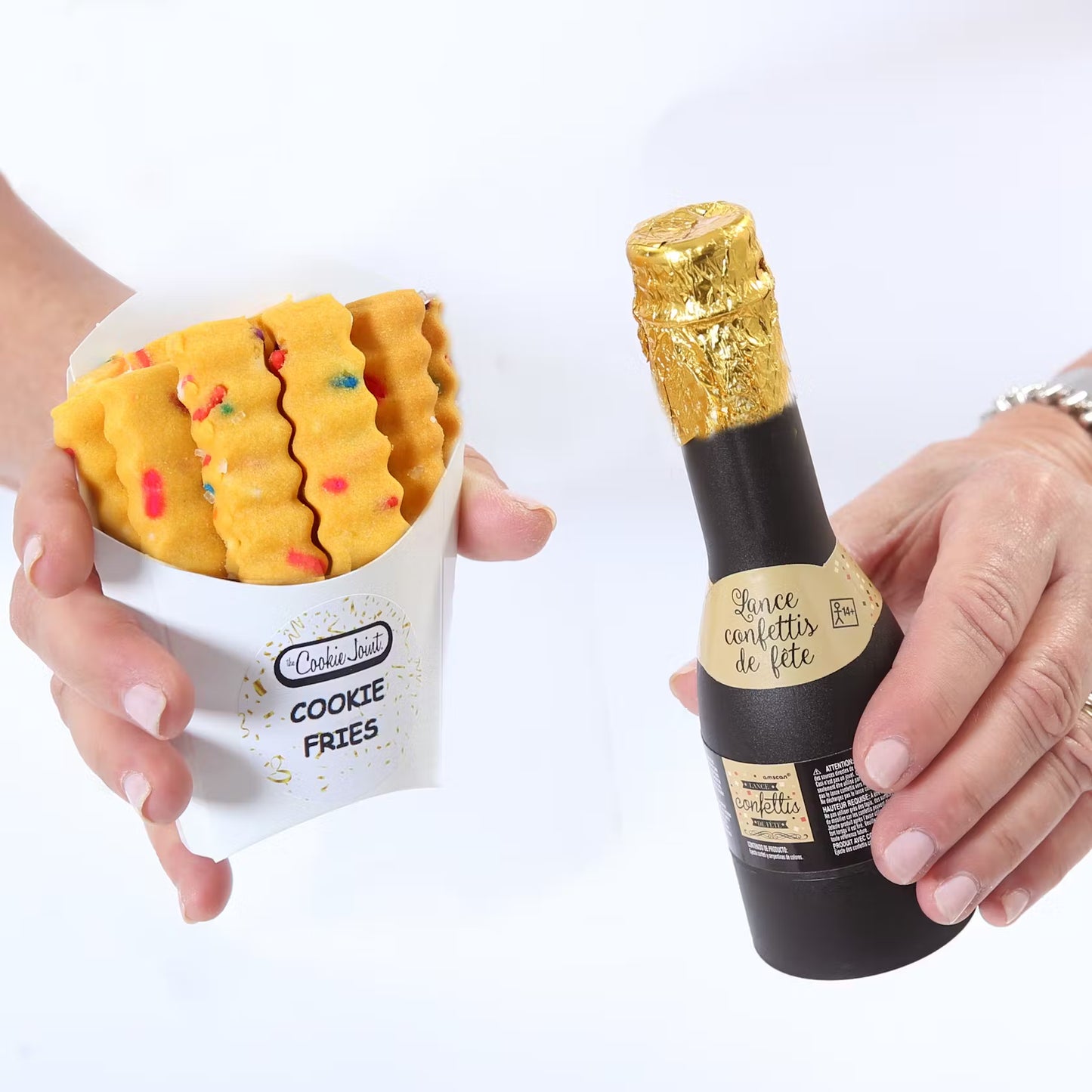 Celebration Cookie Fries Gift Basket - 8 Cartons