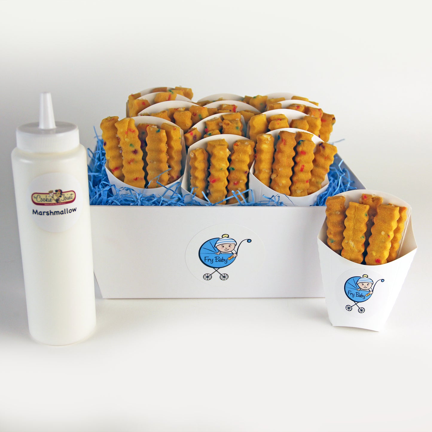 Fry Baby Basket - 12 Cartons Cookie Fries