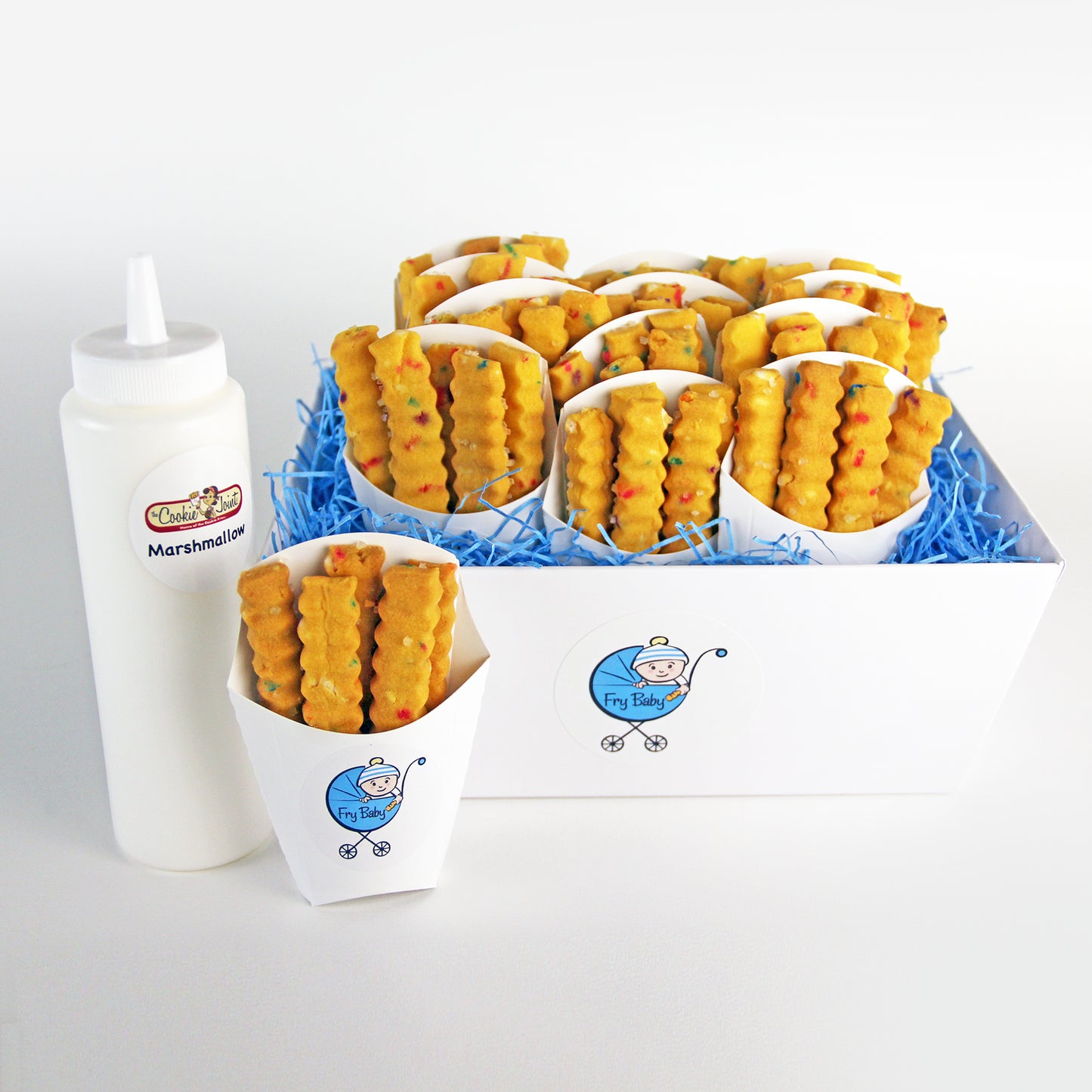 Fry Baby Basket - 12 Cartons Cookie Fries
