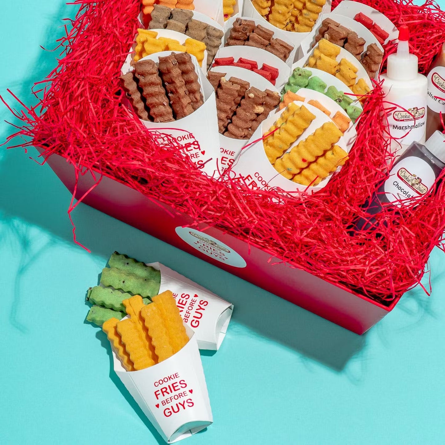 Fries Before Guys Basket - 9 Cartons Cookie Fries