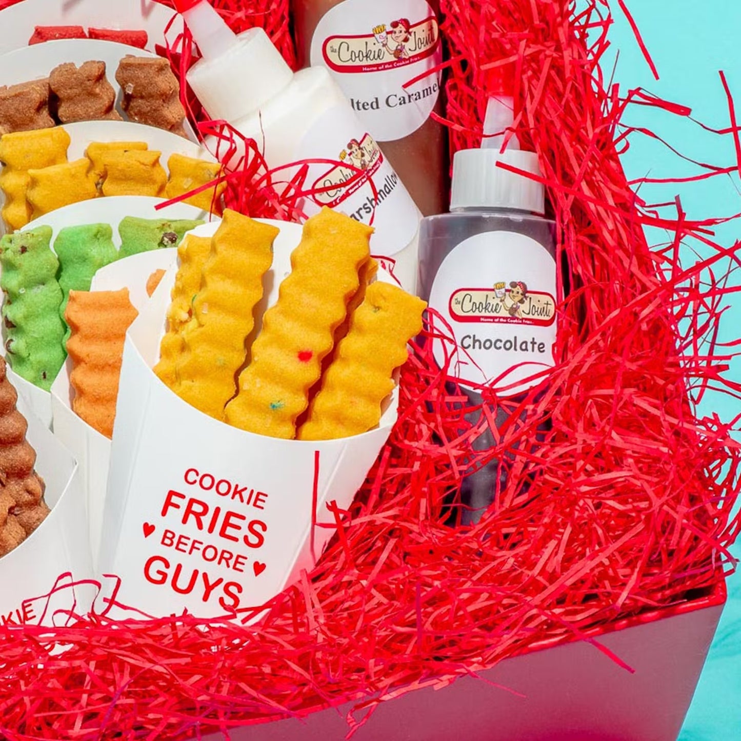 Fries Before Guys Basket - 9 Cartons Cookie Fries