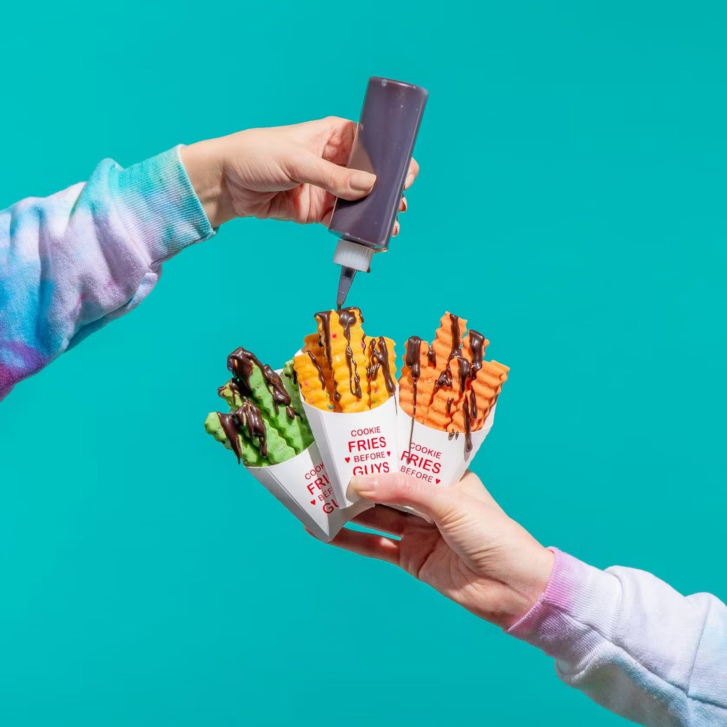 Fries Before Guys Basket - 9 Cartons Cookie Fries