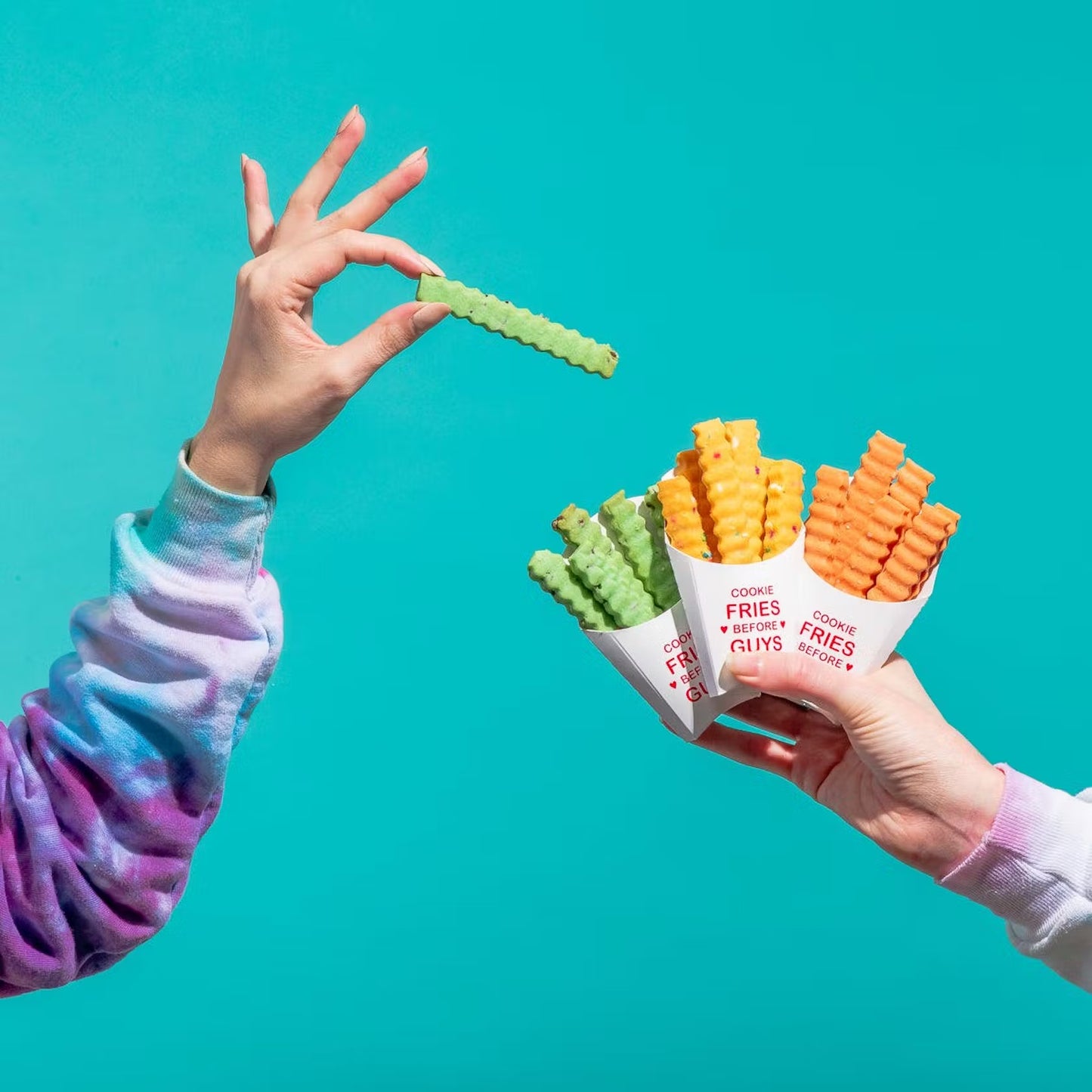 Fries Before Guys Basket - 9 Cartons Cookie Fries