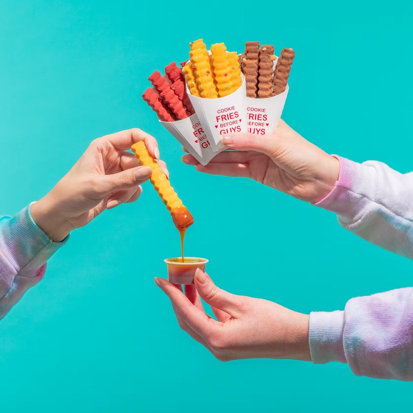 Fries Before Guys Basket - 9 Cartons Cookie Fries
