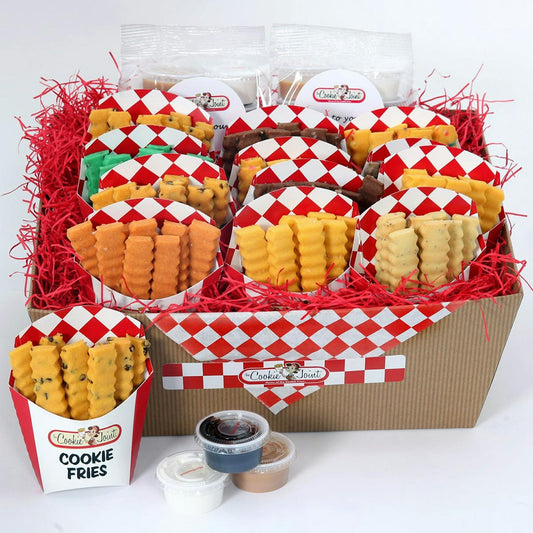 Cookie Fries Gift Basket - 12 Cartons