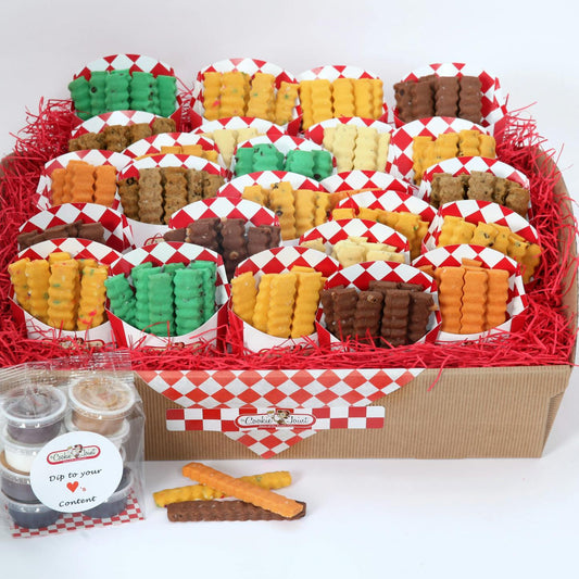Cookie Fries Gift Basket - 25 Cartons