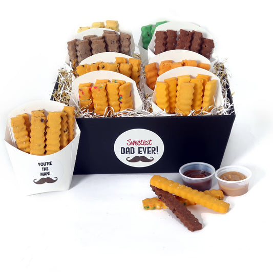 Father's Day Gift Basket - 8 Cartons Cookie Fries
