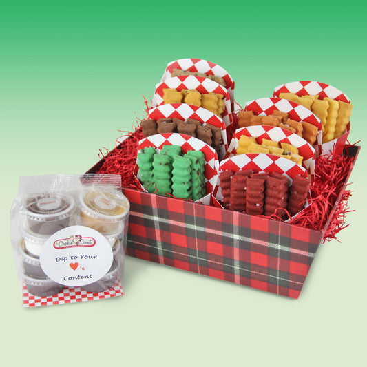 Holiday Cookie Fries Gift Basket – 8 Cartons