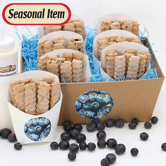 Blueberry Pie Cookie Fries Basket - 6 Cartons