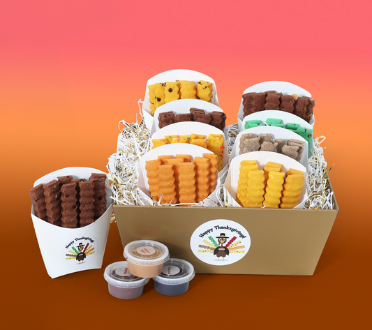 Cookie Fries Thanksgiving Gift Basket – 8 Cartons