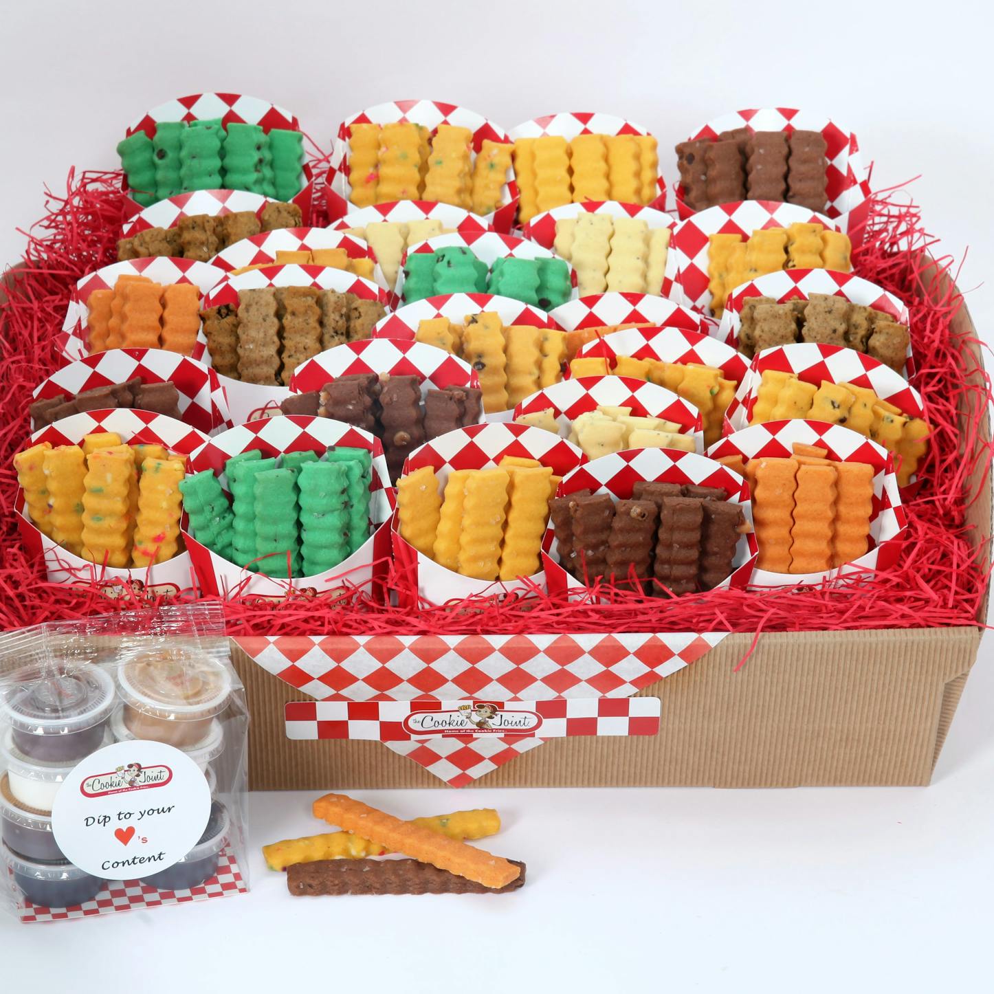 Cookie Fries Gift Basket - 25 Cartons By the Cookie Joint – The Cookie ...